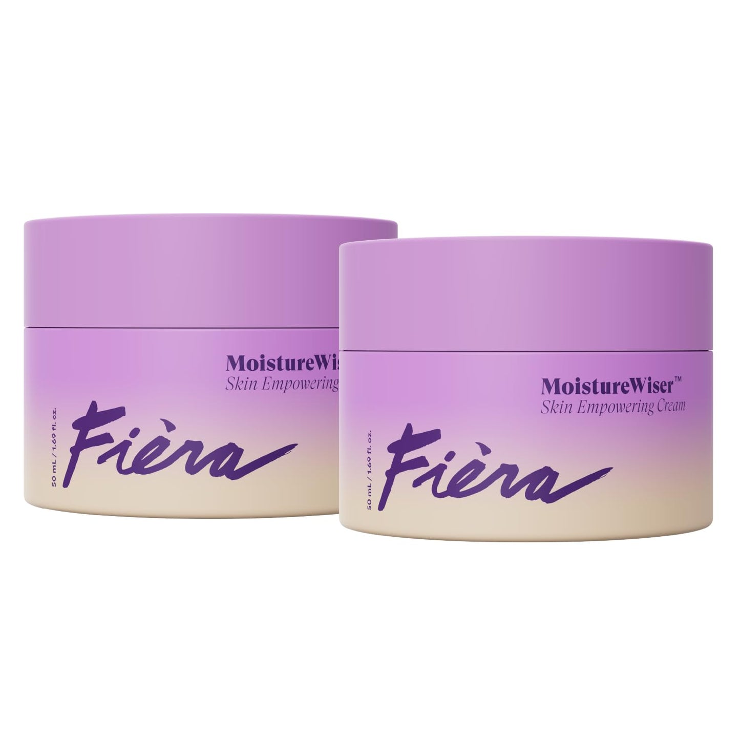 FIÈRA MoistureWiser – Anti-Aging Face Moisturizer for Mature Skin – Hydrating Face Cream with Peptides to Firm & Smooth – Facial Moisturizer, Face Lotion & Skin Care – Day & Night – 1.69 fl oz