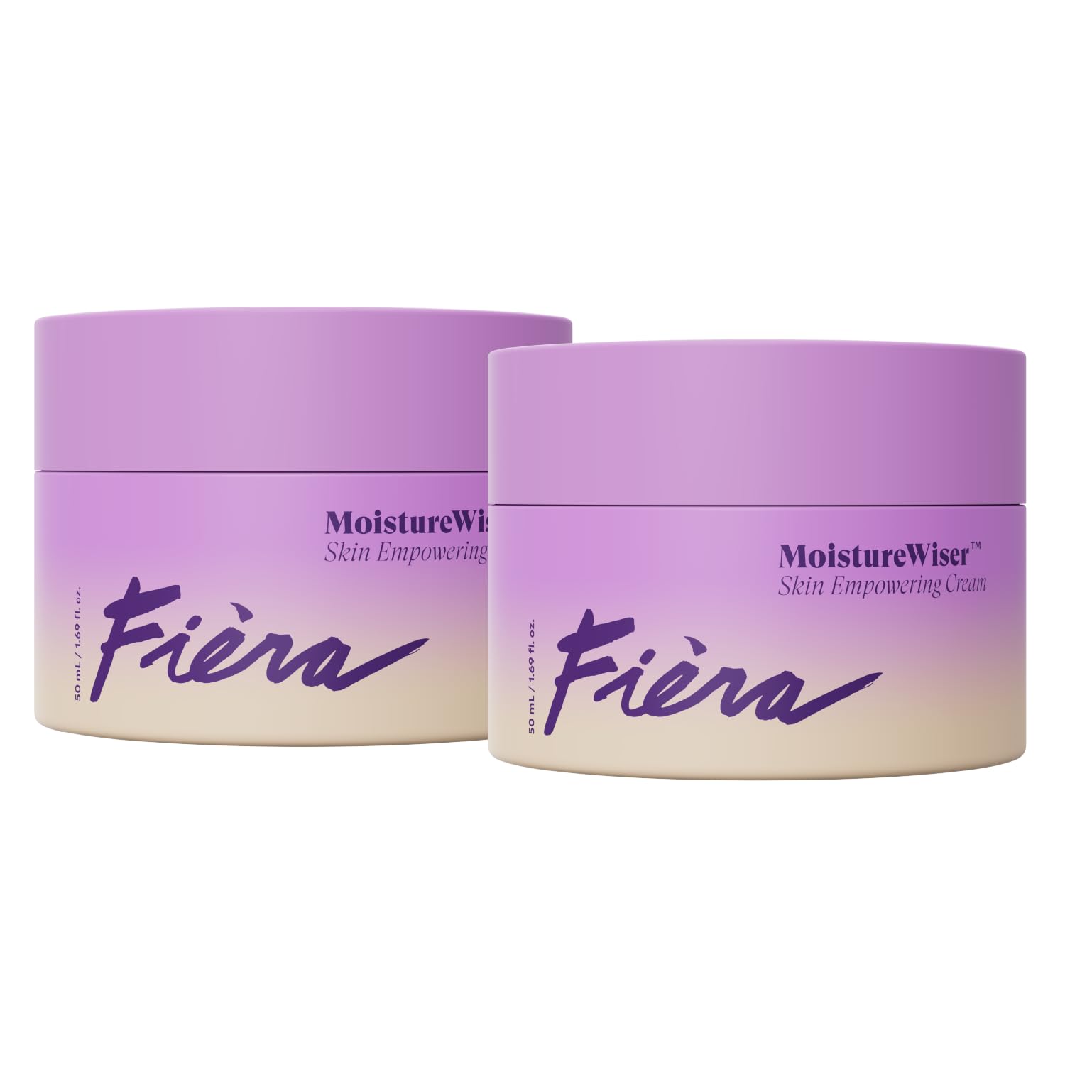 FIÈRA MoistureWiser – Anti-Aging Face Moisturizer for Mature Skin – Hydrating Face Cream with Peptides to Firm & Smooth – Facial Moisturizer, Face Lotion & Skin Care – Day & Night – 1.69 fl oz